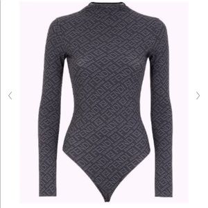 SOLD OUT FENDI x SKIMS MOCK NECK LONG SLEEVE SIZE LARGE